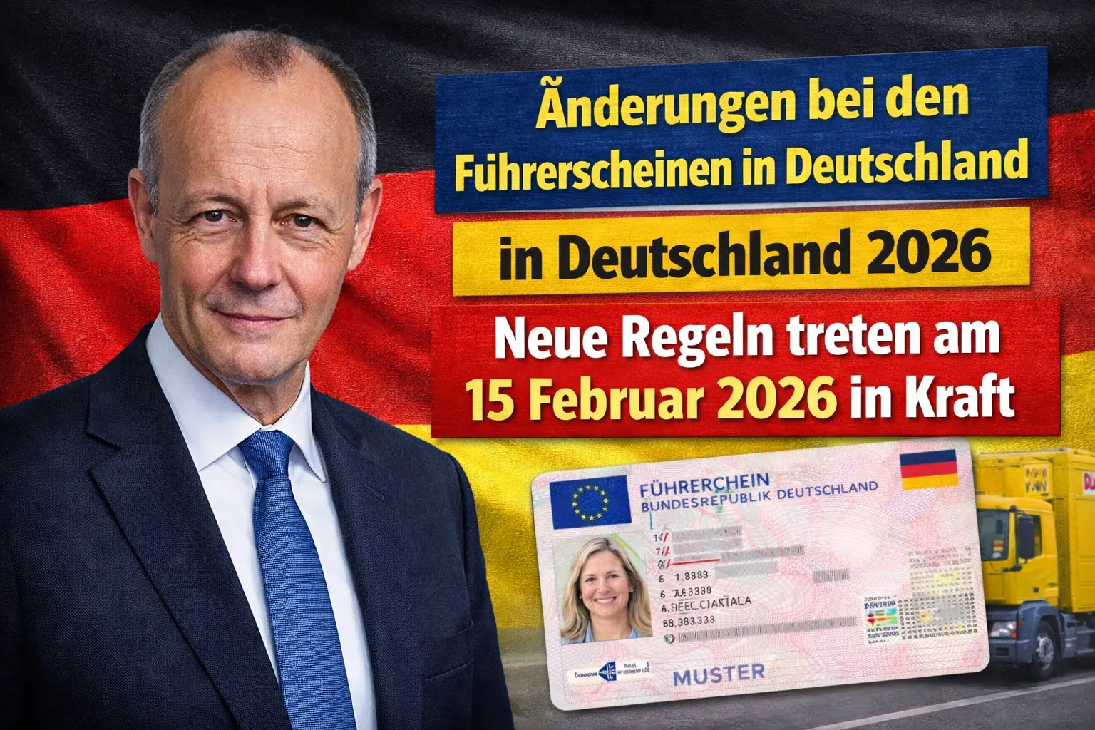 Änderungen bei den Führerscheinen in Deutschland 2026 – Neue Regeln treten am 15 Februar 2026 in Kraft