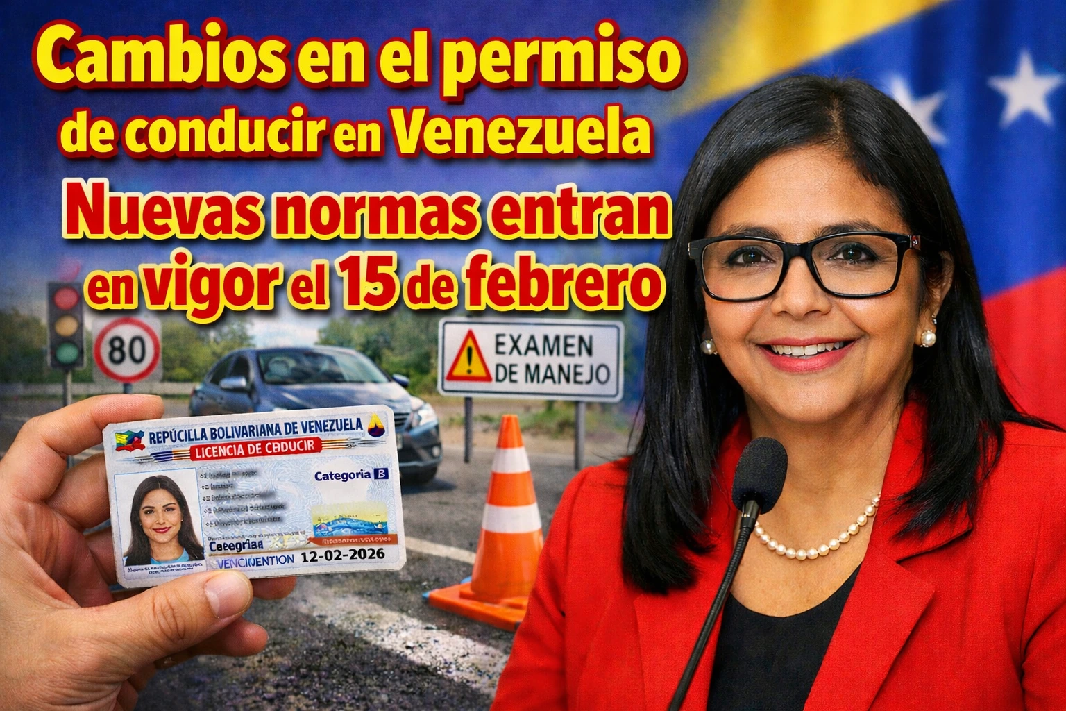 Cambios en el permiso de conducir en Venezuela 2026