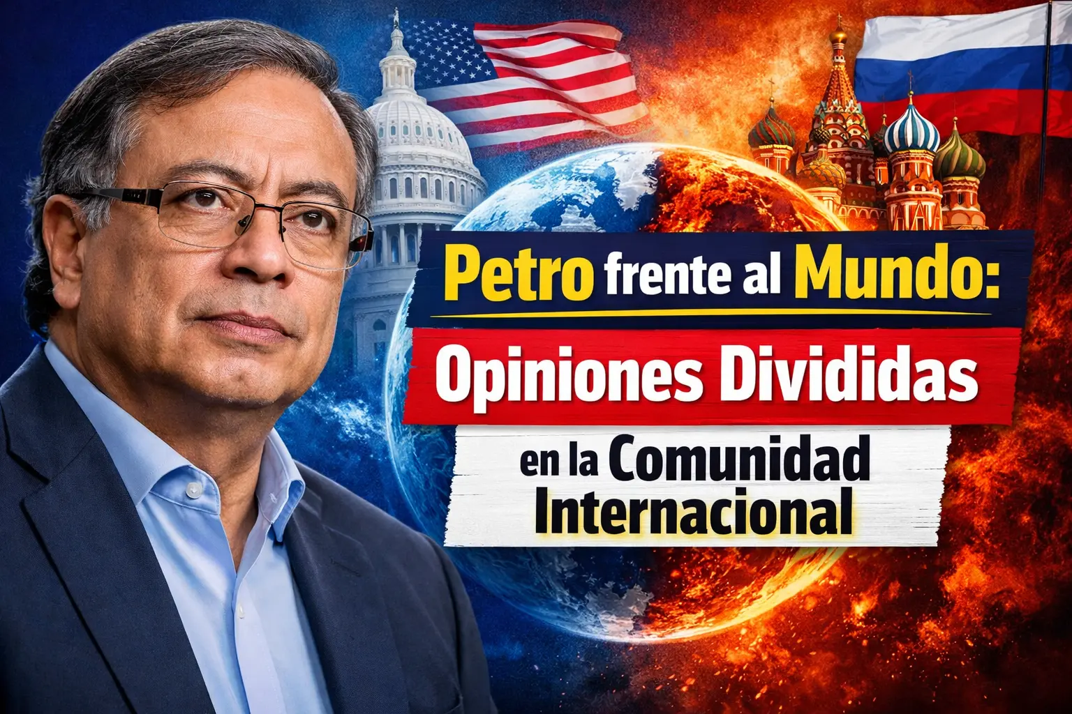 Petro frente al Mundo: Opiniones Divididas en la Comunidad Internacional